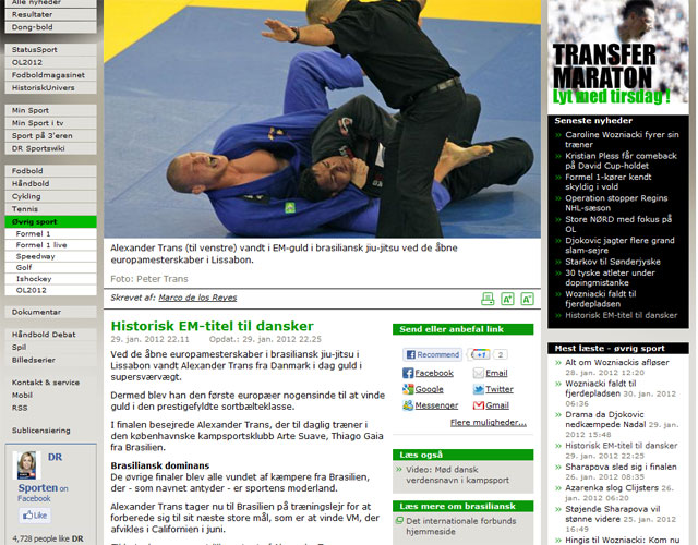 Historisk title BJJ på DR